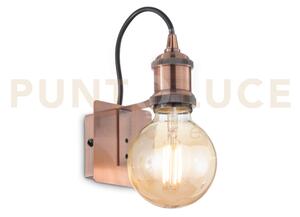 Frida applique in metallo rame 1 luce attacci e27