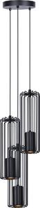 Lampadario FALCON nero 3xGU10x50W in metallo, dimensioni: 115x20x20 cm, IP20, Kaja