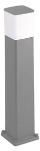 Lampioncino esterno top light como pa80 grigio e27 led resina - Top Light