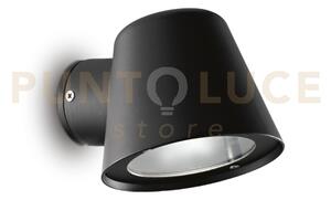 Gas applique estreno ip43 1 luce attacco gu10 nero