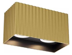 Redo 01-3411 - Faretto DELPHI 2xGU10/7W/230V 16,1x8,1 cm dorato
