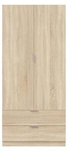Calicosy - Armadio 2 porte e 2 cassetti H180 cm - DARION