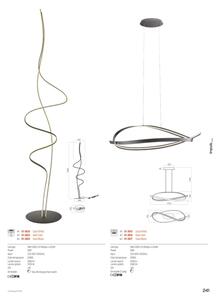 Redo 01-3616 - Lampada a sospensione dimmerabile su cavo IMPULS LED/38W/230V dorata