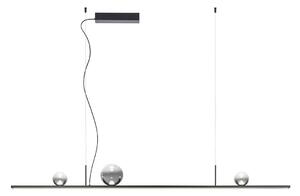Redo 01-4302 - Sospensione dimmerabile a LED su cavo DUNE LED/48W/230V nero/fumé