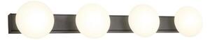 Redo 01-4311 - Plafoniera LED per bagno OVUM 4xLED/5W/230V IP44, nero