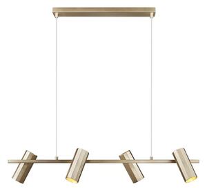 Nordlux - Lampadario a sospensione su cavo ALANIS 4xGU10/15W/230V ottone