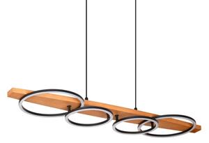 Lampadario LED sospeso su cavo MELISA LED/35W/230V, pino