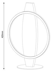 Lampada da tavolo LED MELISA 10W/230V in pino