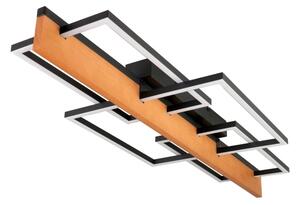 Plafoniera LED LARYSA LED/35W/230V 35x90 cm, finitura pino