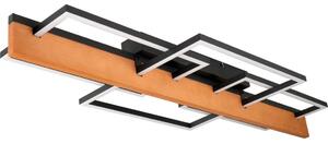 Plafoniera LED LARYSA LED/35W/230V 35x90 cm, finitura pino