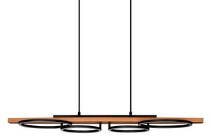 Lampadario LED sospeso su cavo MELISA LED/35W/230V, pino