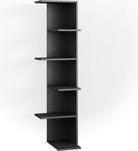 Scaffale angolare Vicco Tera Antracite 37 x 140.1 cm, Model 36771