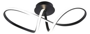 Plafoniera FLAVIA LED/33W/230V 24x61 cm nera