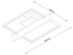 Plafoniera LED LARYSA LED/11,5W/230V 35x45 cm pino