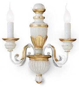 Lampada Da Parete Firenze Ap2 Bianco Ideal-Lux