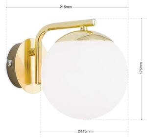 Orion - Lampada da parete MADIS 1xE14/40W/230V dorata