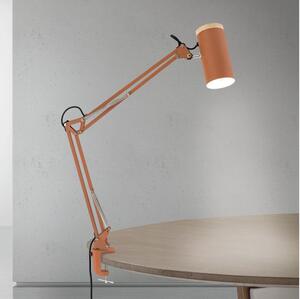 Orion - Lampada da tavolo con morsetto GILI 1xE27/40W/230V color mattone