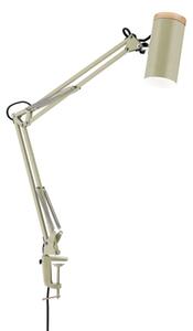 Orion - Lampada da tavolo con clip GILI 1xE27/40W/230V verde