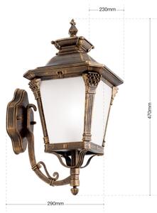 Orion - Applique da esterno AIKO 1xE27/60W/230V IP23 bronzo/patina