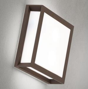 Orion - Lampada da esterno HENRY 2xE27/15W/230V 26x26 cm IP44 marrone