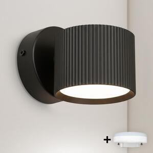 Brilagi - LED Applique da parete orientabile STRIPY 1xGX53/15W/230V nera