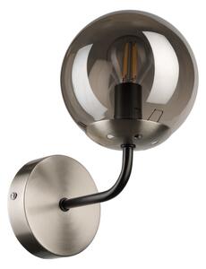 Brilagi - Lampada da parete MALIVA 1xE14/15W/230V cromo opaco/fumé