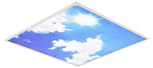 Brilagi - Plafoniera LED SLIMFRAME SKY LED/58W/230V 60x60 cm argento/blu