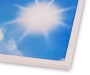 Brilagi - Plafoniera LED SLIMFRAME SKY LED/58W/230V 60x60 cm argento/blu