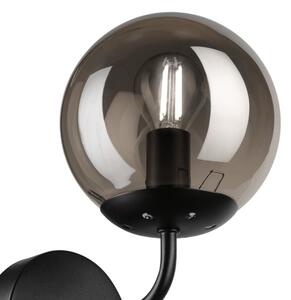 Brilagi - Lampada da parete MALIVA 1xE14/15W/230V nero/fumé