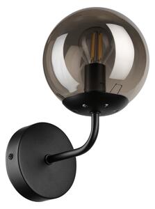Brilagi - Lampada da parete MALIVA 1xE14/15W/230V nero/fumé
