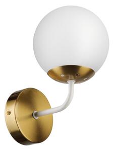 Brilagi - Lampada da parete MALIVA 1xE14/15W/230V dorata/bianca