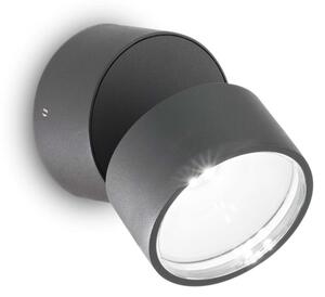 Lampada Da Parete Omega Ap Round Antracite 3000K Ideal-Lux