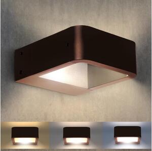Brilagi - Lampada LED da esterno BARI LED/7W/230V 3000/4000/6000K marrone IP54
