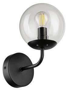 Brilagi - Applique MALIVA 1xE14/15W/230V nera/trasparente