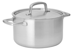 Casseruola in acciaio inox con coperchio incluso per induzione 5,5 l Lucca 3.0 – FABINI