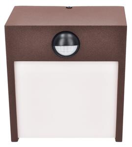 Brilagi-LED Applique da esterno con sensore TERNI LED/12W/230V marrone IP44