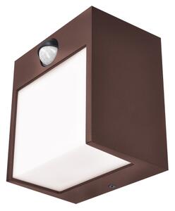 Brilagi-LED Applique da esterno con sensore TERNI LED/12W/230V marrone IP44