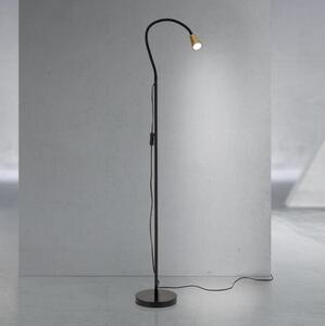 Orion - Lampada da terra flessibile DOTTY 1xGU10/10W/230V nero/ottone