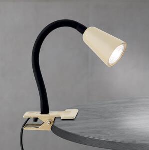 Orion - Lampada da tavolo flessibile con clip DOTTY 1xGU10/10W/230V beige/nero