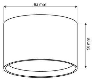 Brilagi - LED Faretto SMOOTH 1xGX53/15W/230V bianco