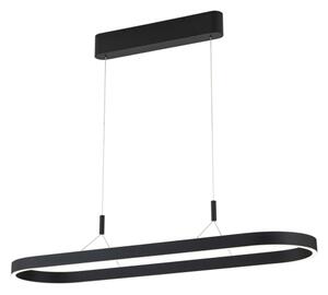 Orion - Lampada a sospensione LED a cavo CARRARA LED/80W/230V 2700/3000/4000K nero