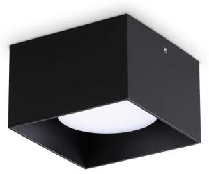 Lampada Da Soffitto Spike Pl1 Square Nero Ideal-Lux