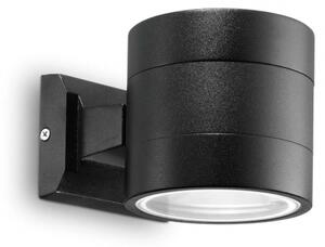 Lampada Da Parete Snif Ap1 Round Nero Ideal-Lux