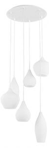 Lampada A Sospensione Soft Sp6 Bianco Ideal-Lux