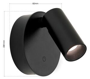 Orion - Lampada LED ricaricabile dimmerabile LUXY LED/1W/5V 2200 mAh 2700/3000/4000K nero