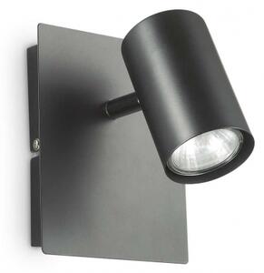 Lampada Da Parete Spot Ap1 Nero Ideal-Lux