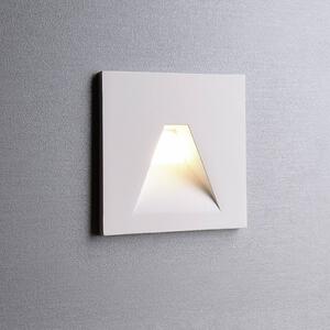 Deko-Light Applique a LED da incasso SET Alwaid, bianco 8 x cm angolare 2.700 K Alwaid, Bianco / Opale, Corridoio, Alluminio, Moderno, Faretto da incasso a parete