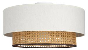 Plafoniera NATIA 1xE27/60W/230V diam. 45 cm bianco/marrone