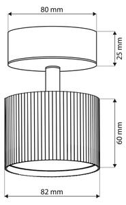 Brilagi - LED Faretto STRIPY 1xGX53/15W/230V bianco