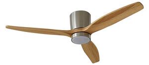 Faipari LED Ventilatore a soffitto Nikkel/Legno - Lucande